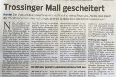 Trossinger-Mall-gescheitert